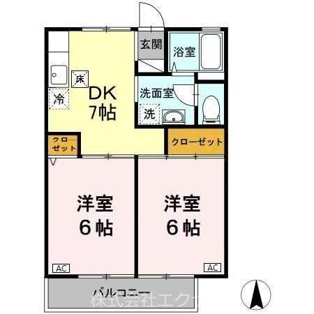 ハイネスコート 新婚さん、ファミリーさんにオススメの間取りです。