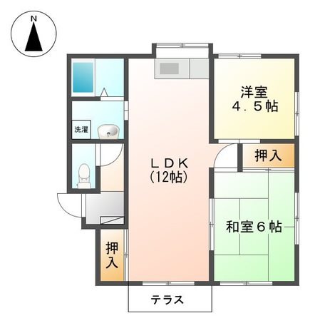 フォンテーヌ南倉沢 新婚さん、ファミリーさんにオススメの間取りです。