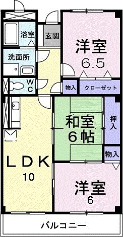 ウイングヒル ファミリーにオススメの3ＬＤＫです。