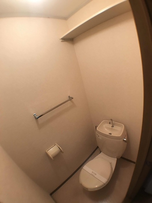 桜ハイツ 清潔に保たれているトイレです。