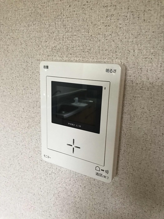 桜ハイツ 来訪者の姿を確認できます。