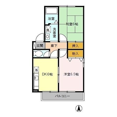 エクレール 住み分け便利な間取りです。