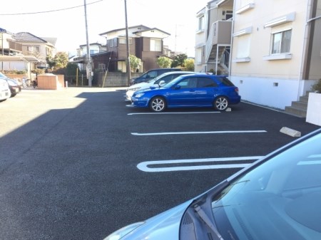 グリーンハイツ 敷地内駐車場です。