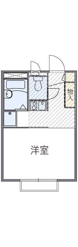 レオパレスＡＬＢＡ 単身さんにオススメの間取りです。