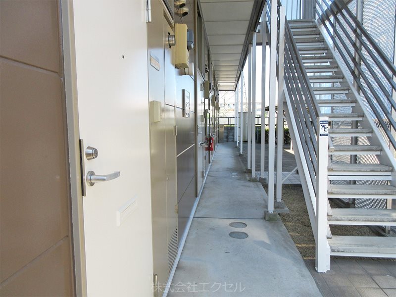 レオパレスＡＬＢＡ 共用通路です。