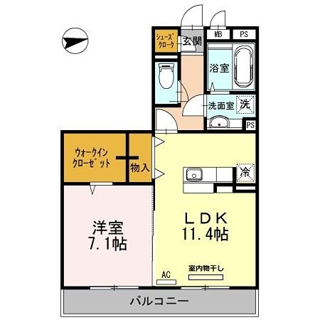 グランテージ 新婚さん、ファミリーさんにオススメの間取りです。
