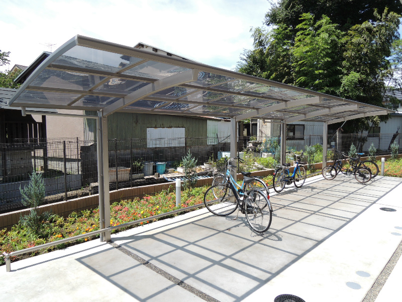 グランテージ 屋根付き駐輪場です。