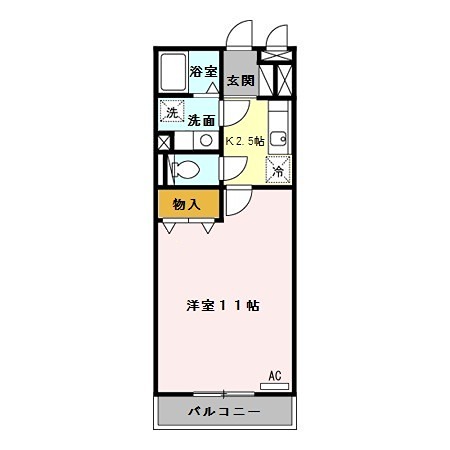 ガーデンヴィラ豊田 単身さんにオススメの間取りです。
