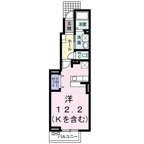 アルバータ3 単身者さんにおすすめの間取りです。