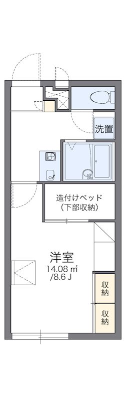 レオパレススワホーム 単身さんにオススメの間取りです。