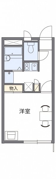 レオパレスHSIRIVER 単身さんにオススメの間取りです。