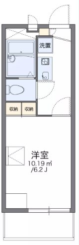 レオパレスメイフラワー 単身さんにオススメの間取りです。