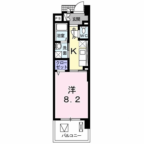 グレイスコート 単身さんにオススメの間取りです。