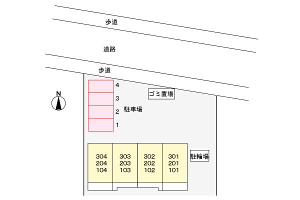 コンフォート 区画図です。