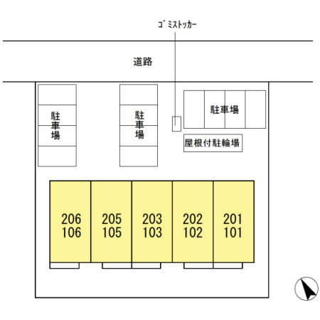 イルフトゥーロ 区画図です。