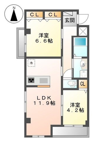 グランベル3 角部屋です。