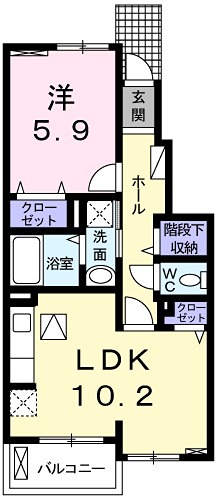 桜コート 新婚さん、ファミリーさんにオススメの間取りです。