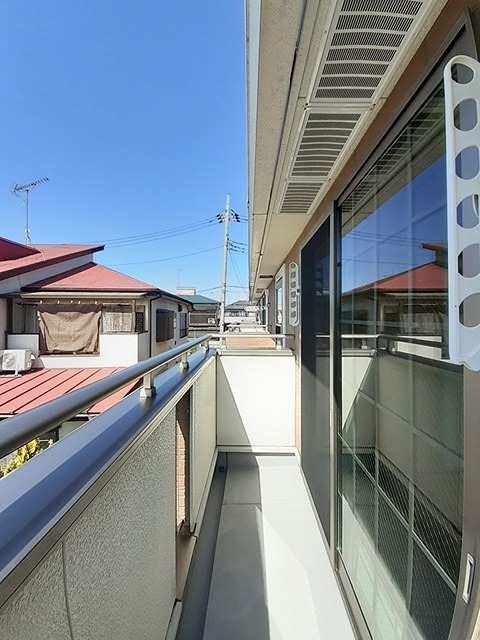 オークガーデン 南西向きで日当たり良好です。