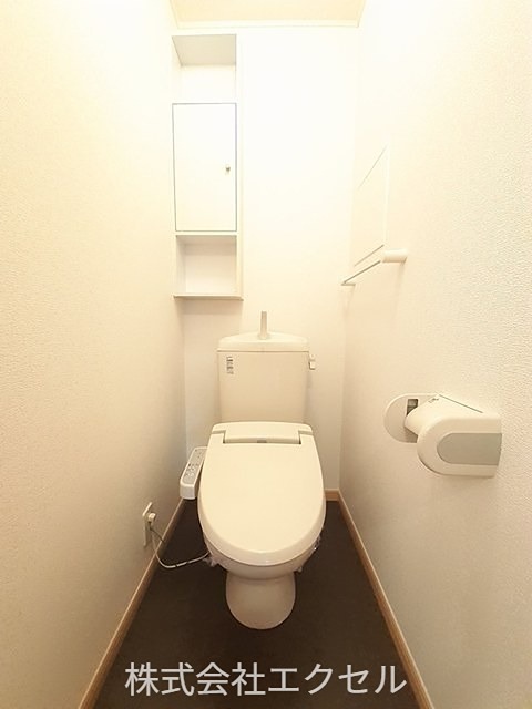アプリコット きれいなトイレです。