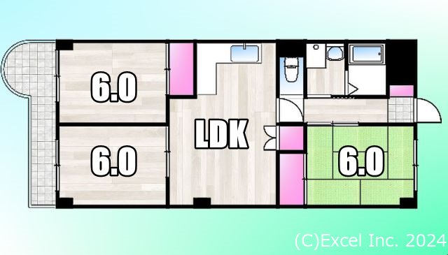 エントピア田代 大好きなペットとお住み頂けるお部屋です。