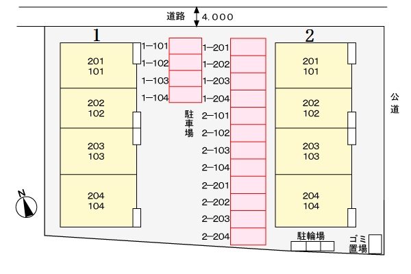 ディアプレイス2 配置図です。
