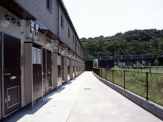 レオパレスHSIRIVER2 共用通路です。
