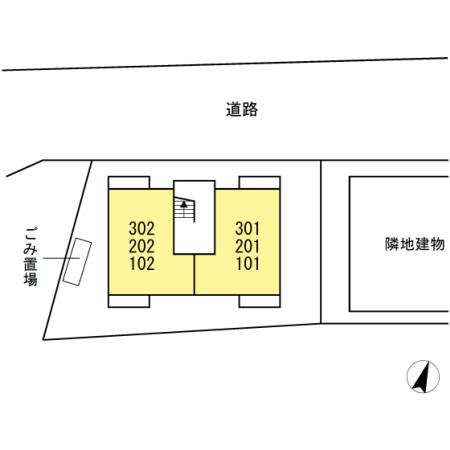 エクセルマルヤマ 配置図です。