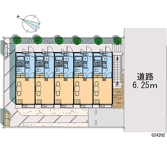レオパレスＪＥＴＳＫＹ 配置図です。