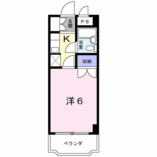 レジデンスクレイン 単身者さんにおすすめの間取りです。