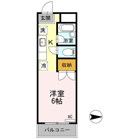 第3イースト 単身さんにオススメの間取りです。