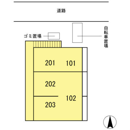 第3イースト 区画図です。