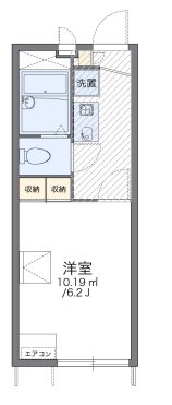 レオパレスアヴニールC 単身さんにオススメの間取りです。