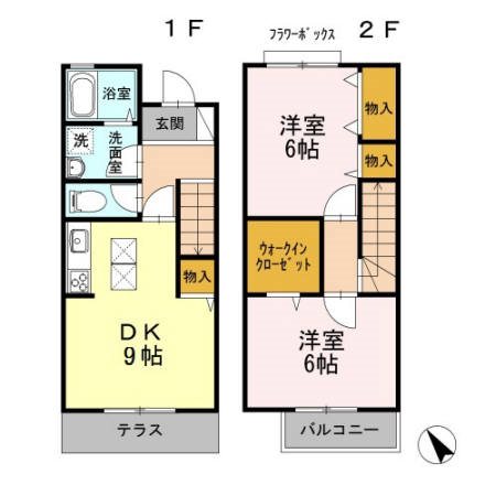 アルカディアＡ 全室洋室です。