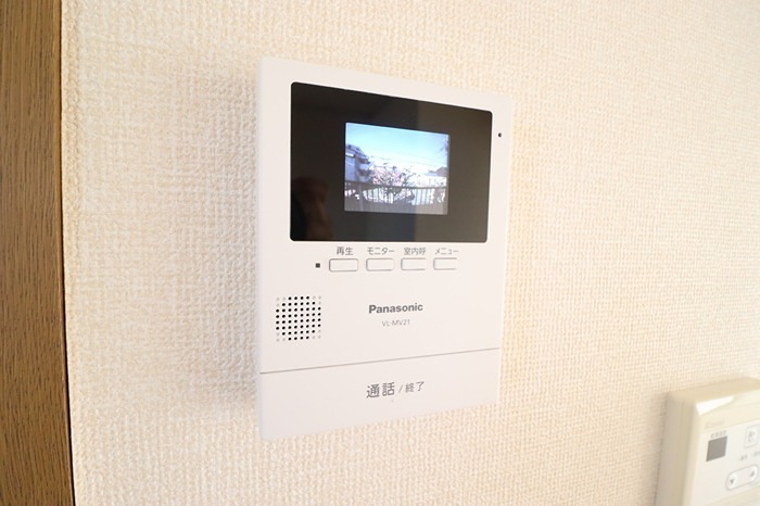 グレイスパル1 来訪者の姿を確認できます。