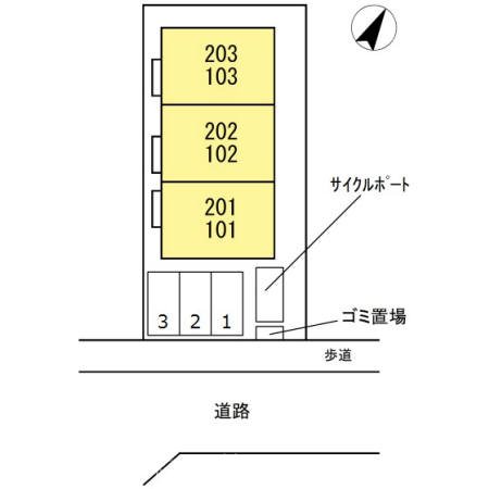 サザンクロス 区画図