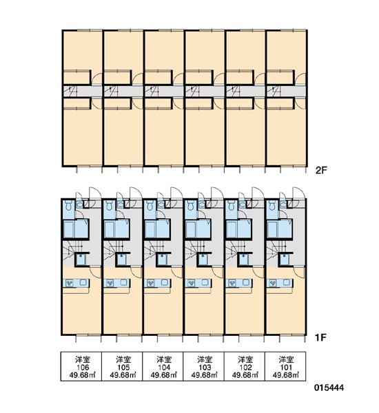 レオパレス栄2 見取り図です。