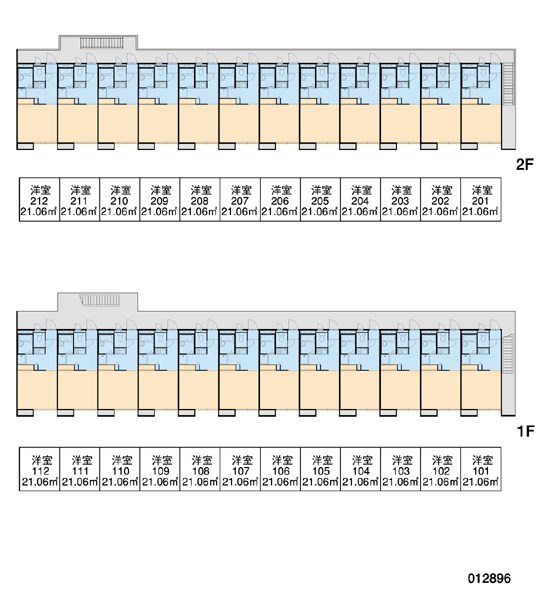 レオパレス琴ヶ原 見取り図です。