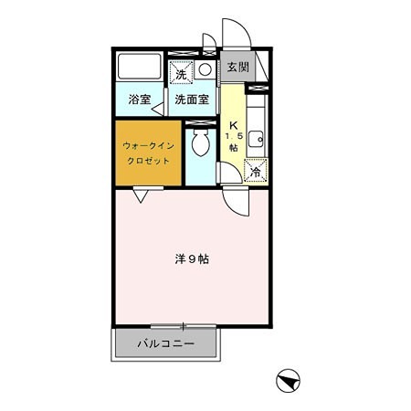エミネンス 南西向きで日当たり良好です。