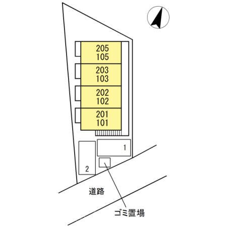 エミネンス 配置図です。