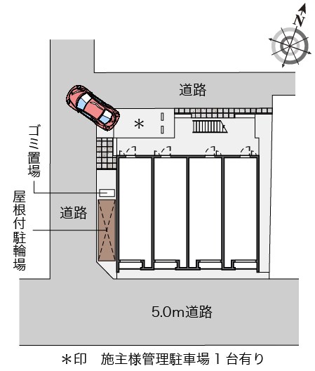 クレイノフリューリング 敷地内全体図です。