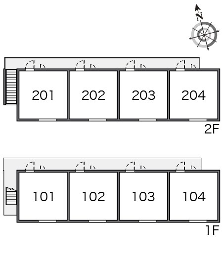 クレイノグラシア 見取り図です。