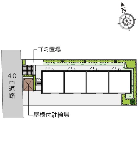 クレイノグラシア 敷地内全体図です。