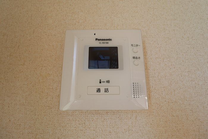 ヴェルドミールＣ 来訪者の姿を確認できます。