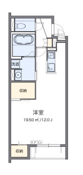 クレイノＫＥＥＰＮＥＸＴ4 単身さんにオススメの間取りです。