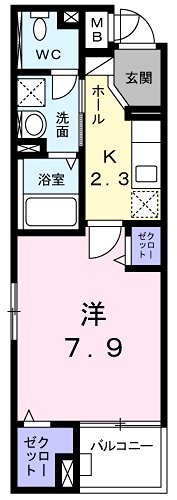 サンリットヴィラ２ 単身さんにオススメの間取りです。