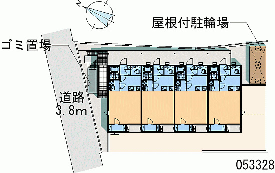レオネクストＫＩＹＯＫＯ 配置図です。