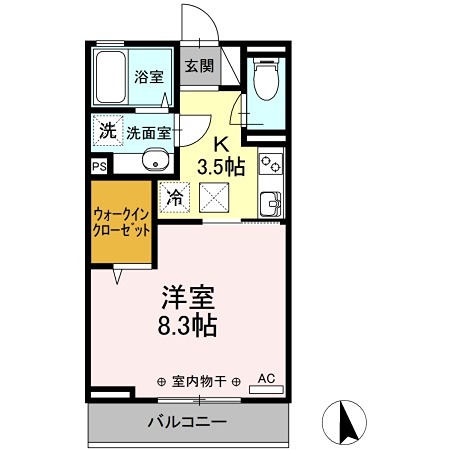 ヴィクトワール 単身さんにオススメの間取りです。