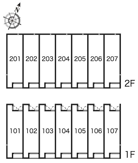 レオネクストＹＯＳＨＩＥ 配置図です。