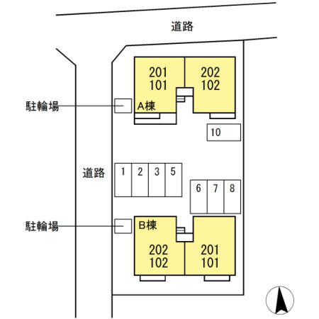 ボナールA 配置図です。
