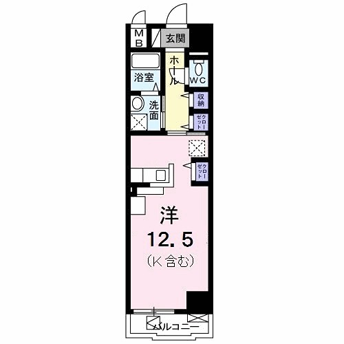 エテルノ 単身さんにオススメの間取りです。